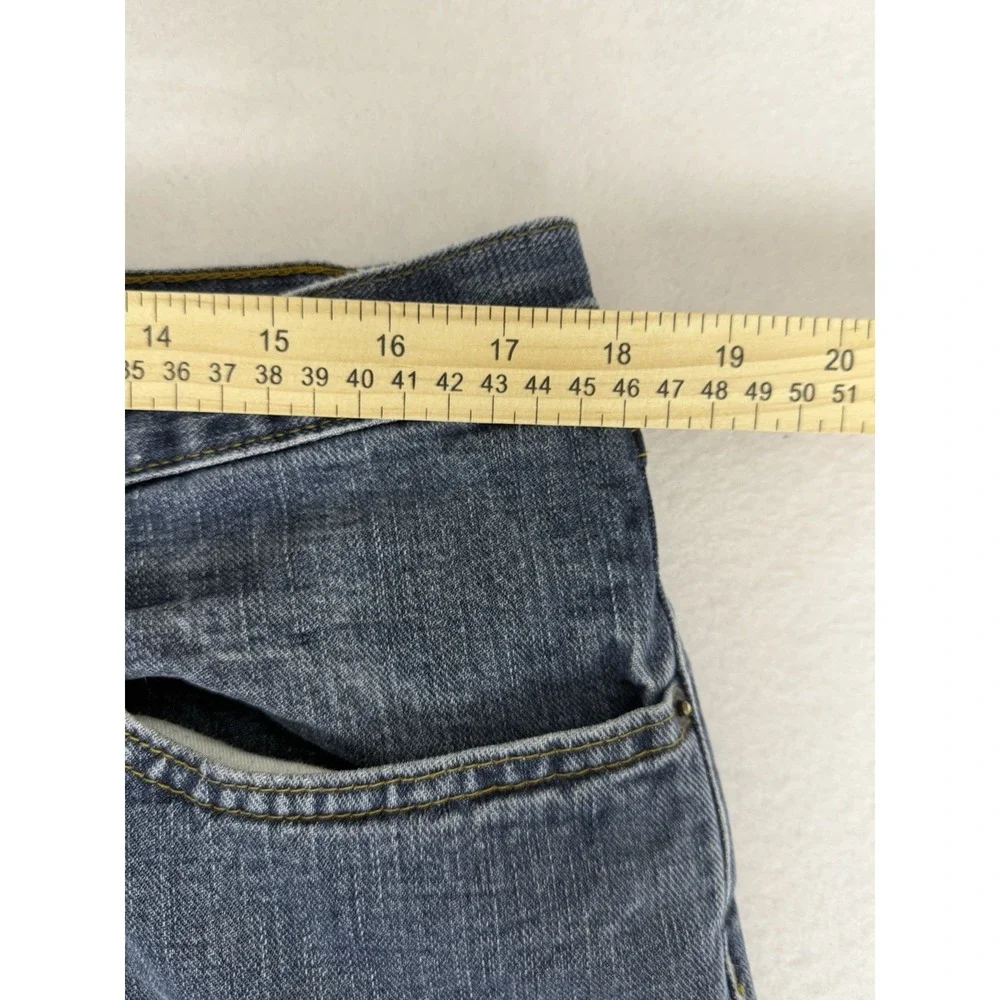 Perry Ellis America Blue Jeans Mens 35 x 31‎ Straight Leg Denim Casual Work